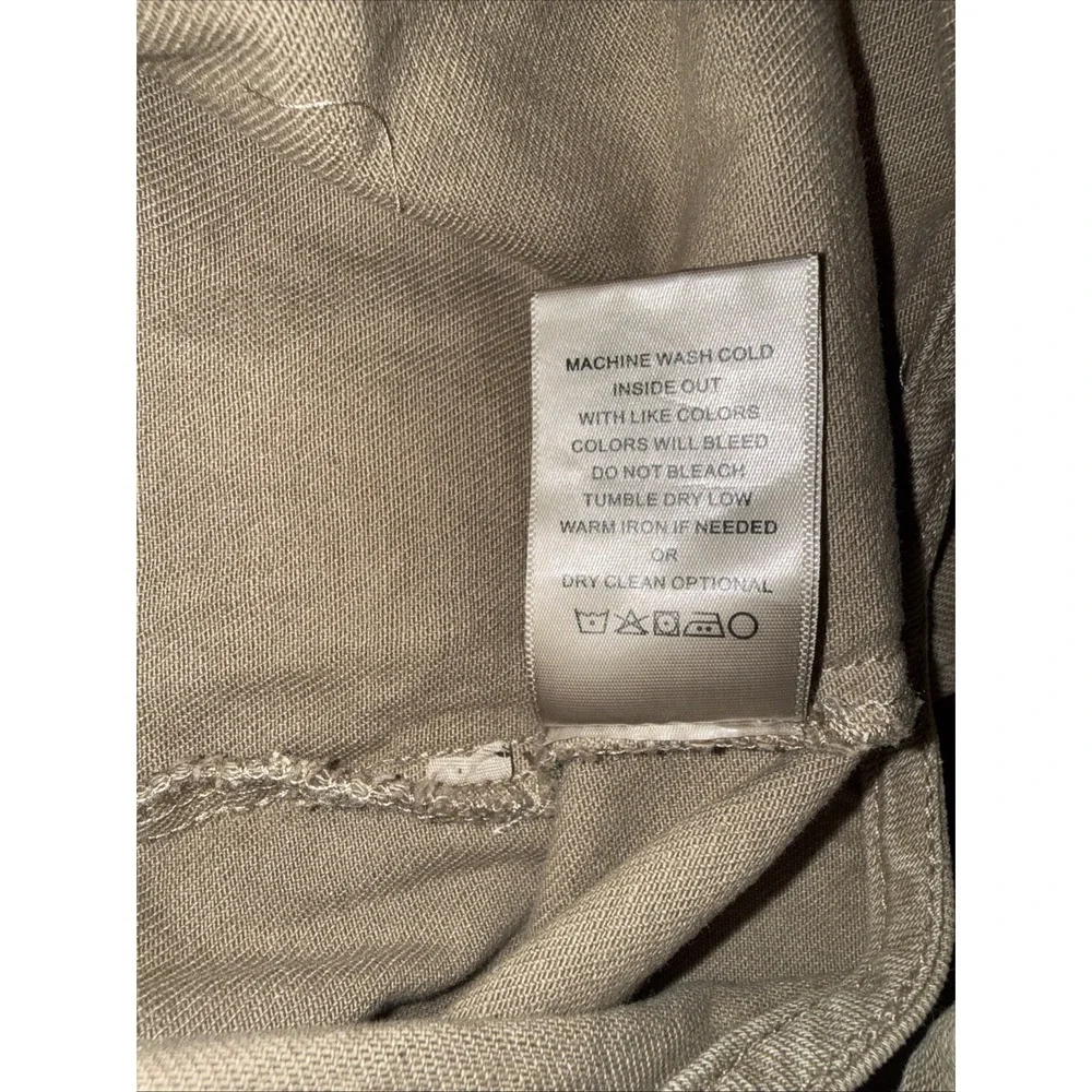 Zenana Niccola Knot Strap Overalls Women's Size Large Camel Tan Wide Leg - Picture 5 of 9